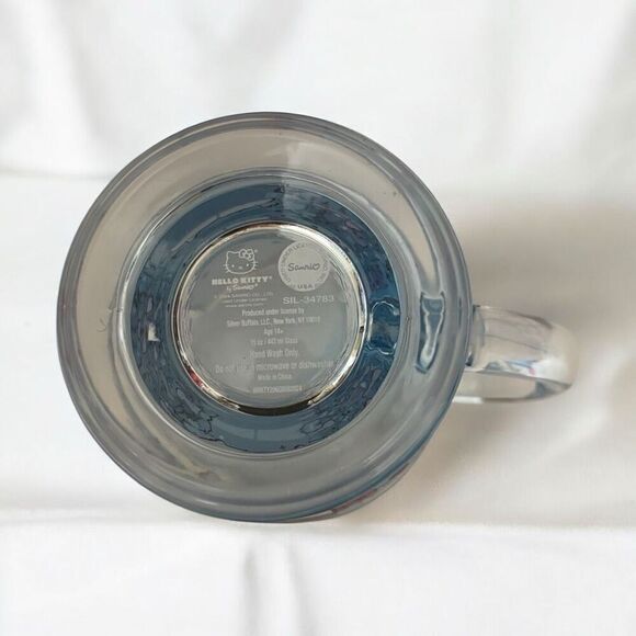 Hello Kitty Clear Blue Mug *NEW* - Picture 5 of 5